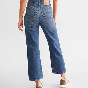LEVIS ribcage ankle straight jeans